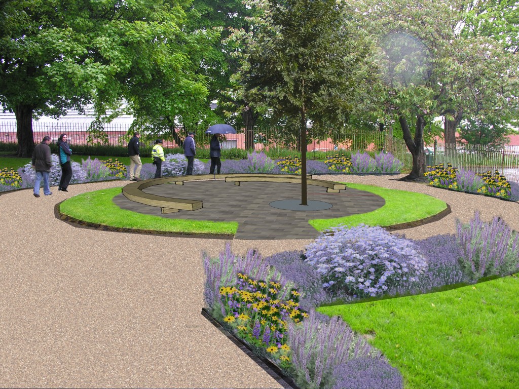 Proposed sensory garden design Beech recreation